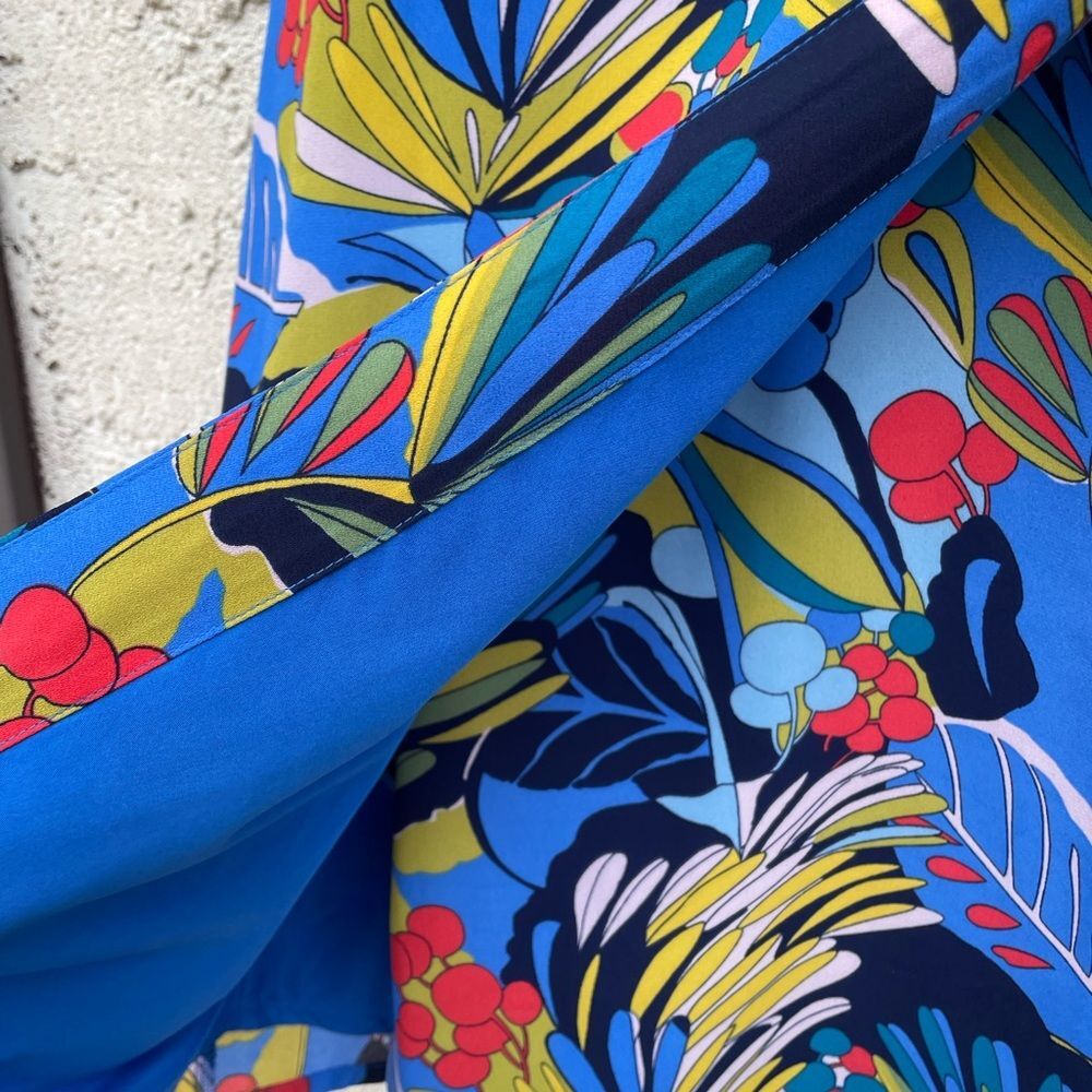 J. Crew Mercantile Size 2 Tropical Paradise Dress floral leafy Print - Picture 9 of 10